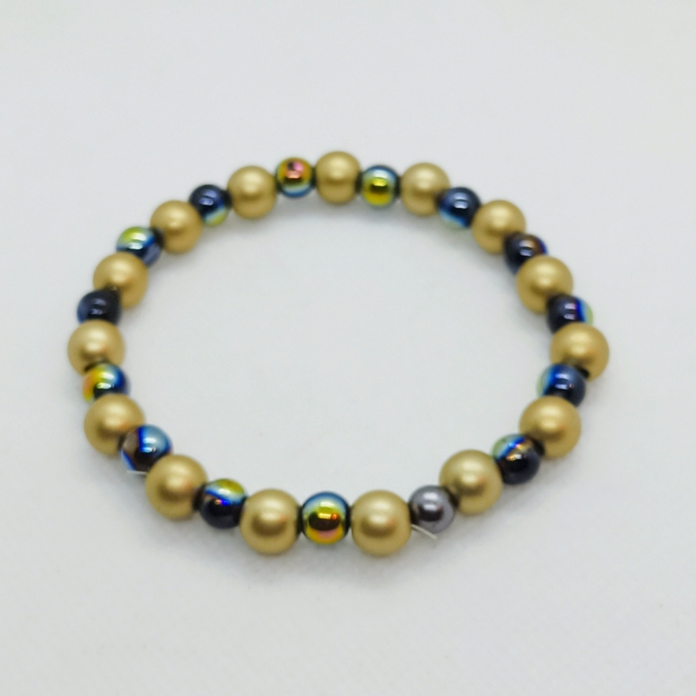 Stainless Steel Beaded Bracelet